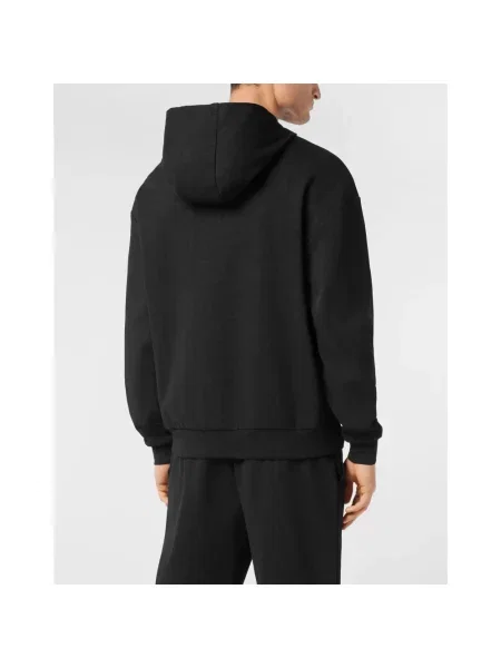 Bluza z kapturem Plein Sport z kapturem czarna