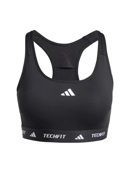 ADIDAS PERFORMANCE Sutien sport negru alb