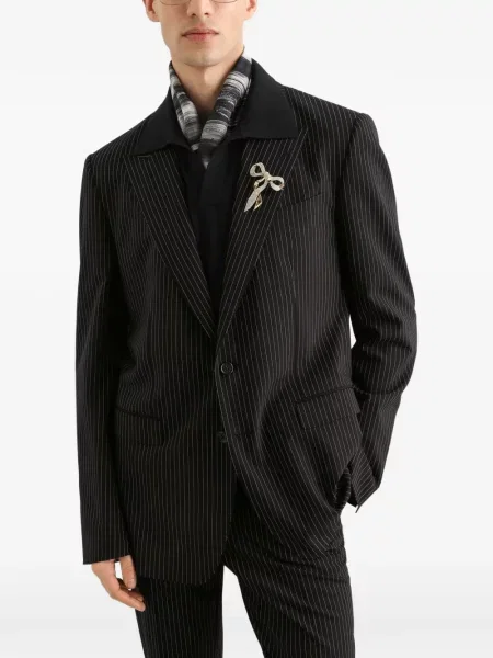 Geacă Dolce & Gabbana de lână negru