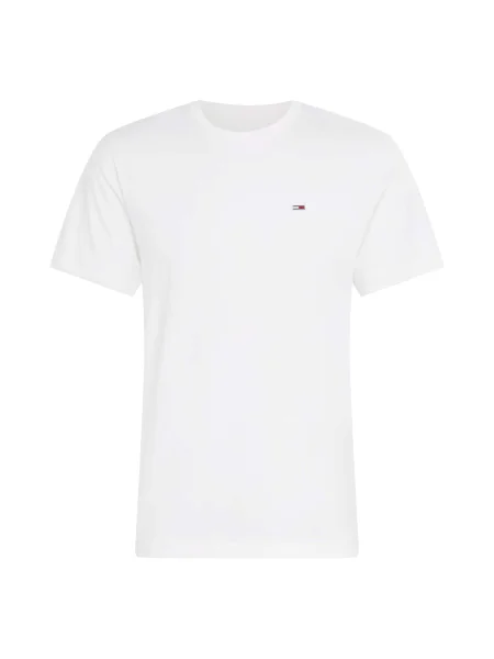 Tommy Jeans Marškinėliai mėlyna / raudona balta
