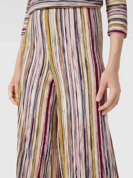 Kuloty z ze wzorem w paski Christian Berg Woman