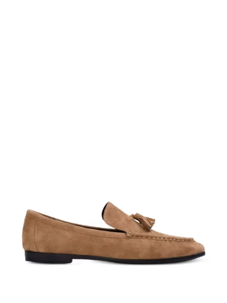 Pantofi loafer Black Suede Studio din piele de căprioară negru