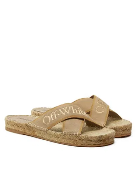 Off-White Espadrilky Béžová bílé