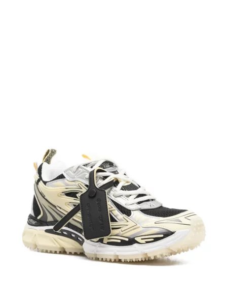 Маратонки Off-white с връзки с дантела бяло
