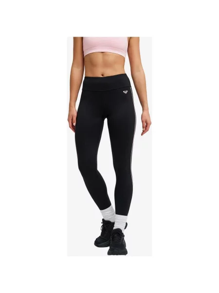 Długie legginsy Roxy Everyday Flow różowy XS czarny