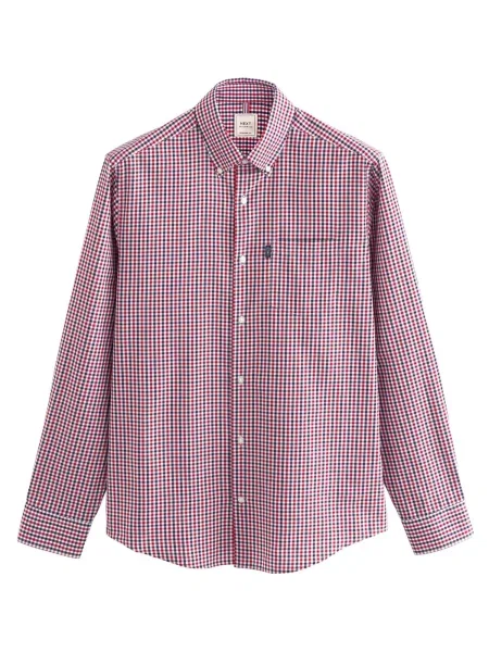 Next Košulja morsko plava / crvena bijela