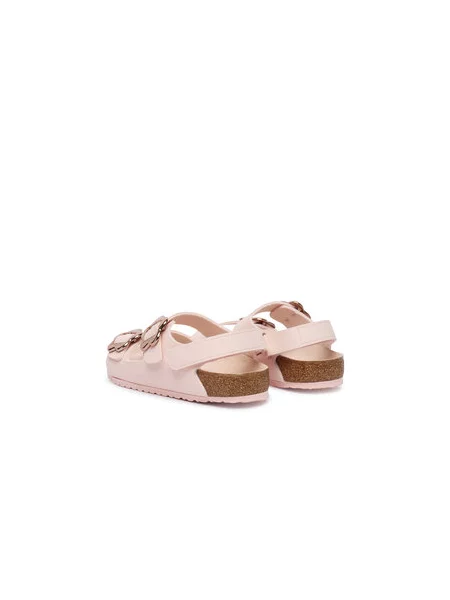 Sandali Birkenstock Milano Flower Buckle S roza