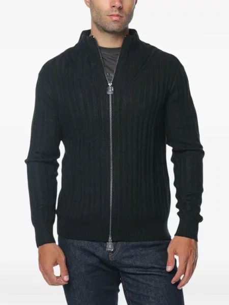 Dzianinowy kardigan Armani Exchange czarny