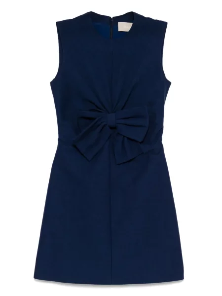 Rochie Elie Saab cu funde de costum albastru