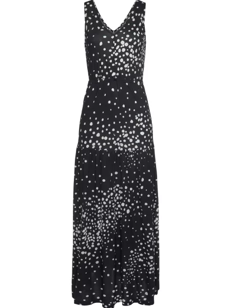 VIVANCE Obleka črna bela