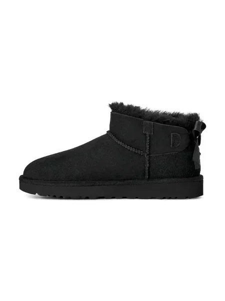 Замшевые сапоги Ugg с бантом