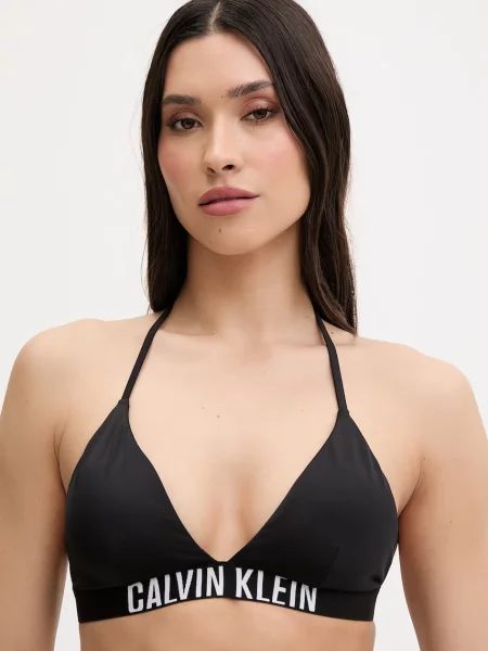 Calvin Klein plavková podprsenka dámska čierna
