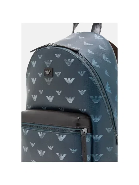 Plecak Emporio Armani niebieski