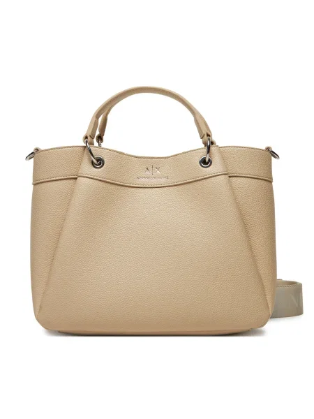 Kabelka Armani Exchange béžová