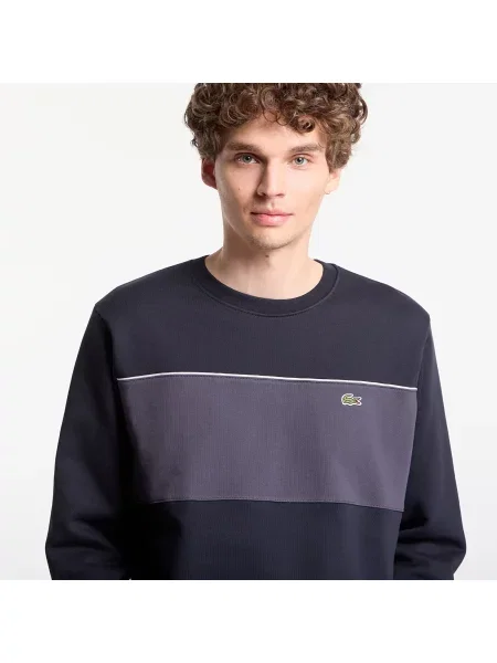 Суитшърт LACOSTE Sweatshirt Blackbird/ Graphite 4