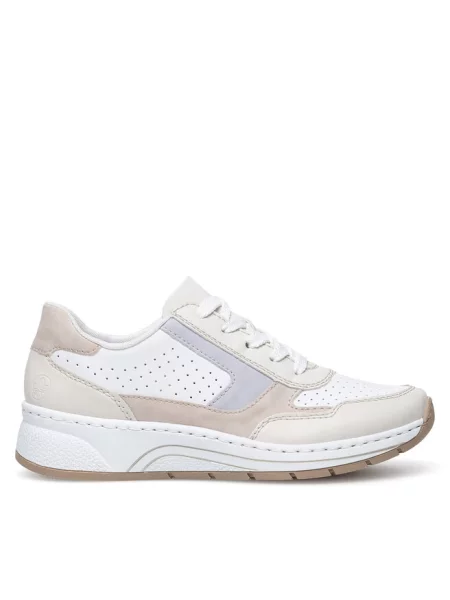 Sneakersy Rieker białe