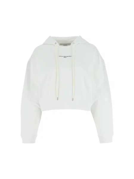 Bluza z kapturem Stella Mccartney z kapturem biała