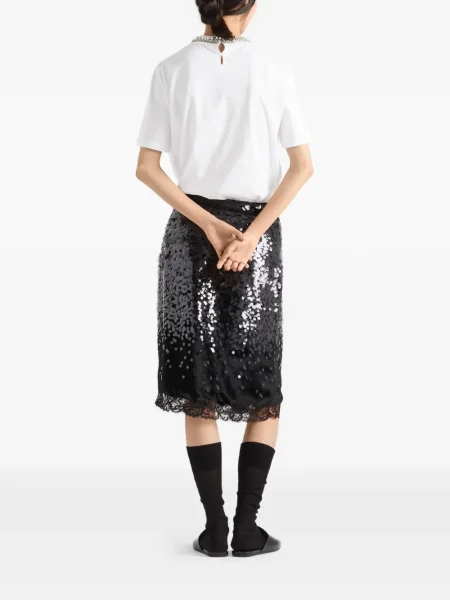 Tricou Prada alb