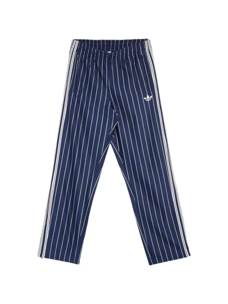 Dzianinowy sweter Adidas z dekoltem w serek do biegania niebieski