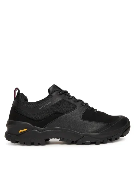 Маратонки Tommy Hilfiger VIBRAM LOW RUNNER TECH мъжки черно