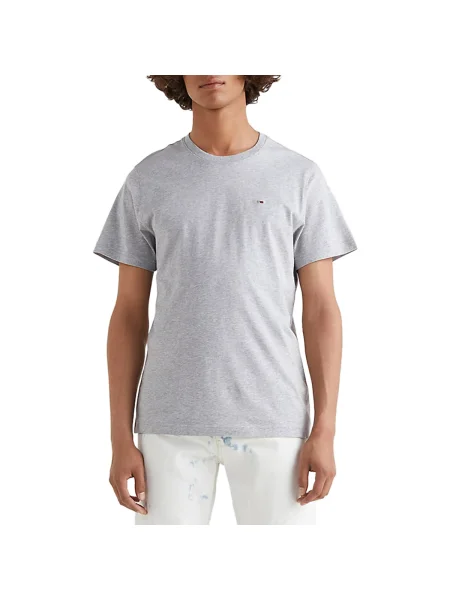 Tommy Jeans tricou TJM ORIGINAL JERSEY | Regular Fit gri