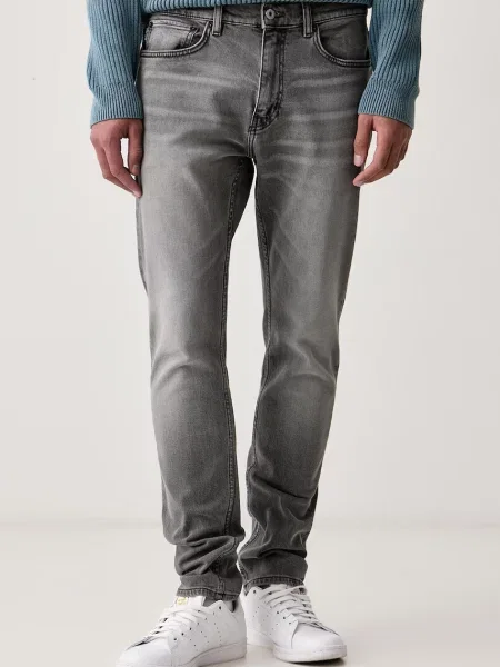 HUGO Blue jeansy extra slim Zane szare