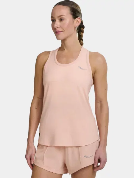 Спортивна майка Saucony персик