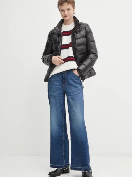Tommy Jeans Pulover z dodatkom alpake bež
