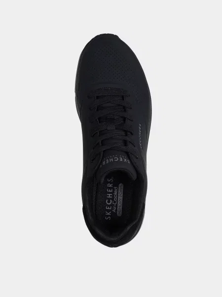 Кожаные кроссовки Skechers черные