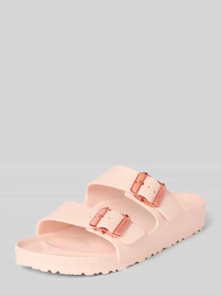 Klapki ze sprzączkami model ‘ARIZONA STEALTH BUCKLE’ Birkenstock różowe