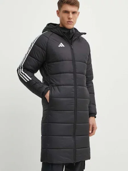 Adidas Performance geaca TIRO barbati negru de iarna alb