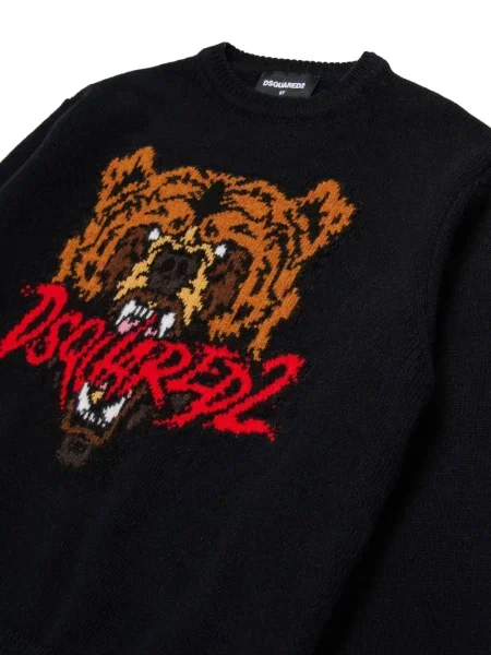 Sweter dziecięcy Dsquared2 czarny