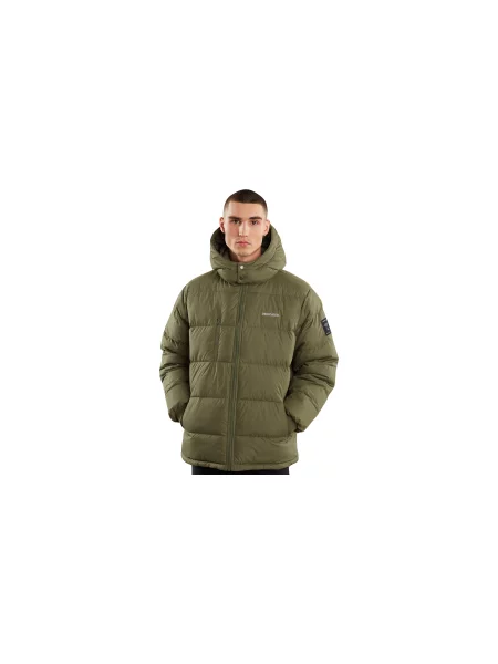 Dedicated Puffer Jacket Dundret Green Mężczyźni Kurtki Dedicated Size: XL zielony
