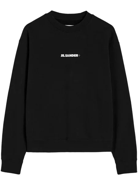 Hanorac Jil Sander cu imagine negru
