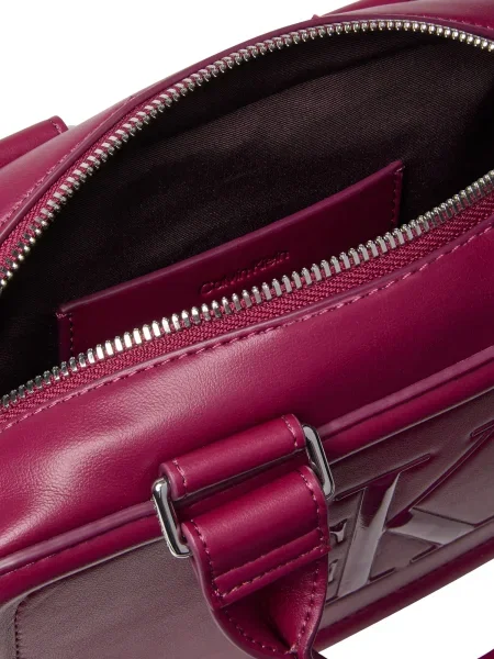 Calvin Klein Ročna torbica BOLD ELONGATED MINI jagoda rdeča