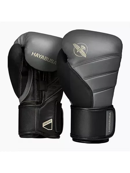 Rękawice bokserskie Hayabusa T3 charcoal/black czarne