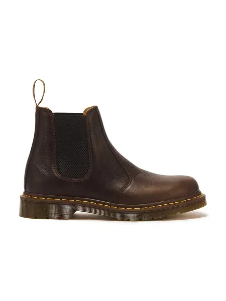 Dr. Martens kotníkové boty kožené Ambassador hnědé
