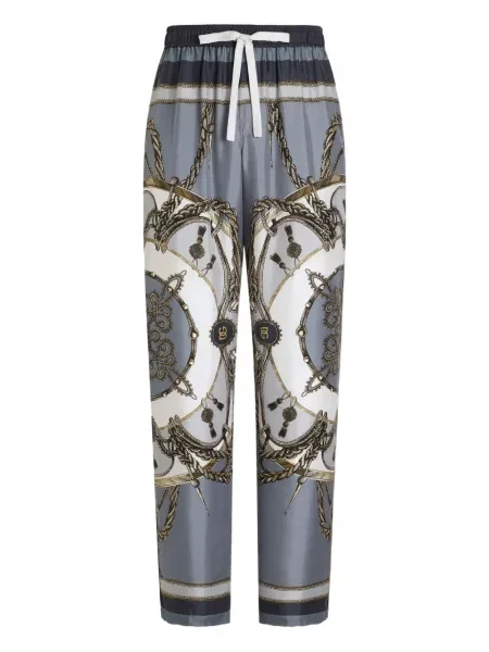 Pantaloni Dolce & Gabbana cu imagine albastru