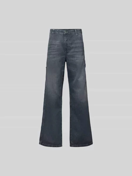 Jeans o szerokim kroju z wpuszczanymi Diesel
