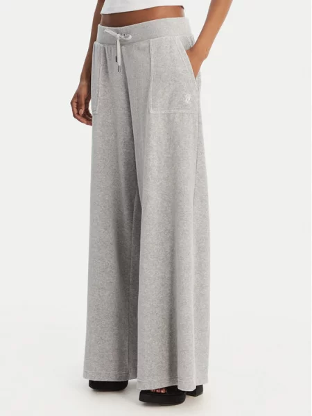 Juicy Couture Sportinės kelnės Yuka Wide Leg pilka
