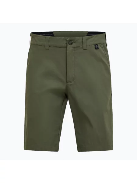 Šortky Peak Performance Player pine needle zelené