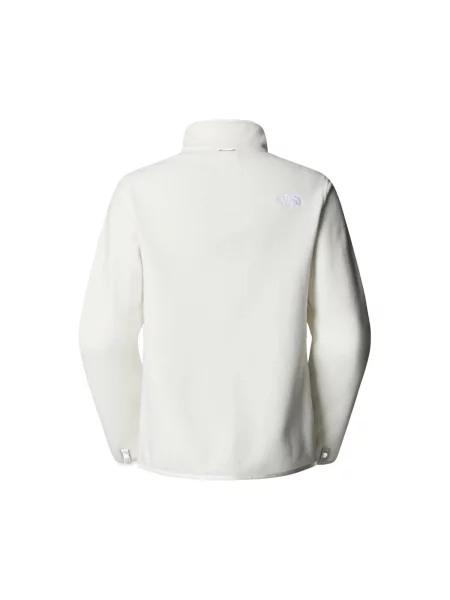 Geacă The North Face din fleece alb