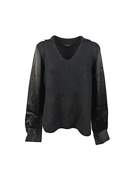 Sweter Fabiana Filippi wełniany czarny