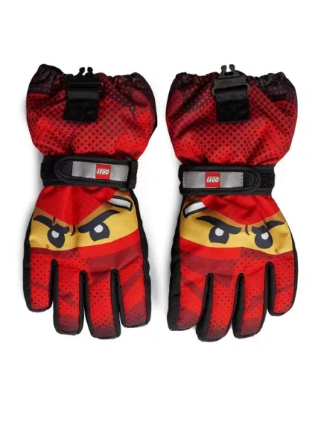 Dětské rukavice LEGO Lwagan red červené
