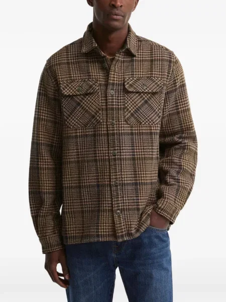 Cămașă Barbour cu model pepito maro