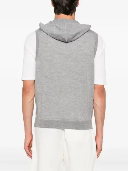 Жилетка Gran Sasso с качулка сиво