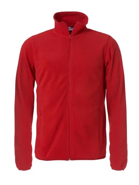Clique Basic Kurtka Micro Fleece antypillingu – red czerwona