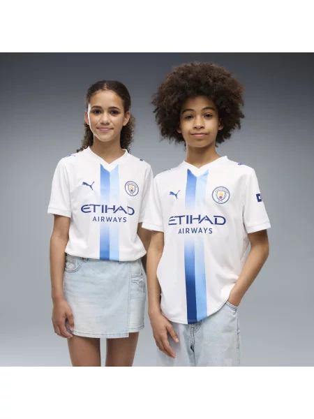 PUMA Młodzieżowa trzecia koszulka Manchester City Odzież biały