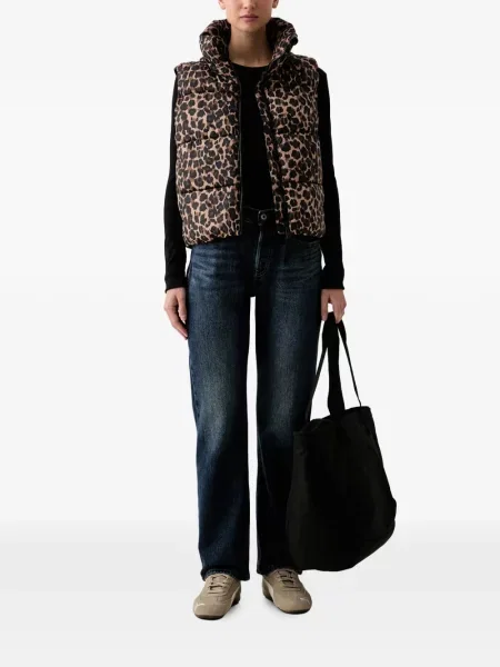 Vestă Dkny cu imagine cu model leopard maro