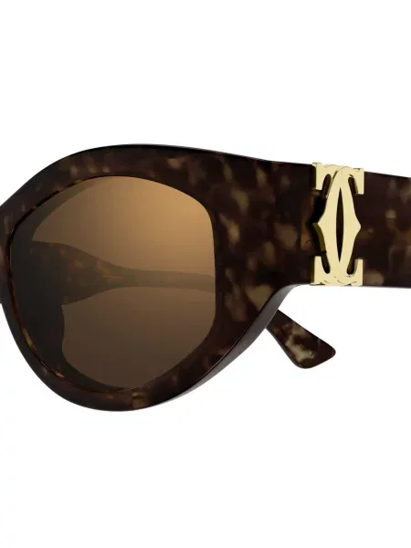 Sunčane naočale Cartier Eyewear smeđa